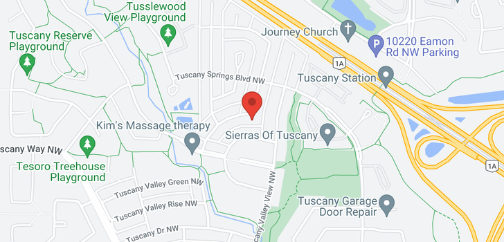 map of 100 Tuscany Springs Way NW
